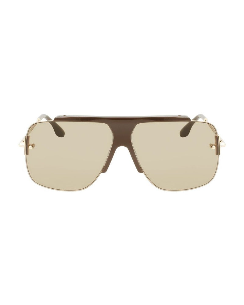 Victoria Beckham Brown Acetate Sunglasses Sunglasses