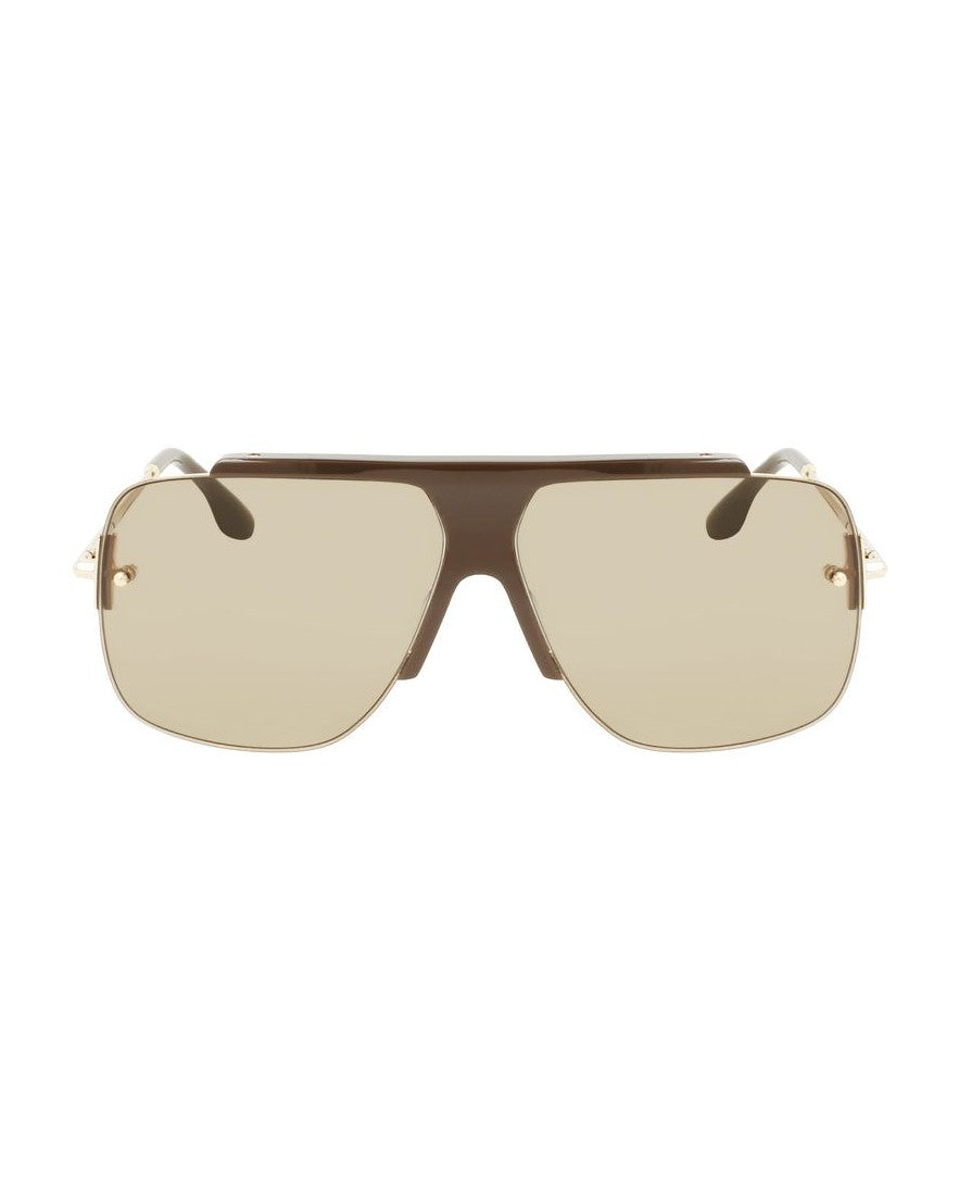 Victoria Beckham Brown Acetate Sunglasses Sunglasses