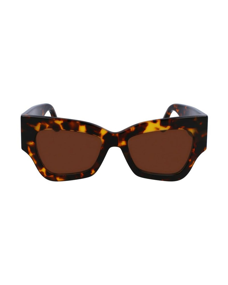 Victoria Beckham Brown Acetate Sunglasses Sunglasses