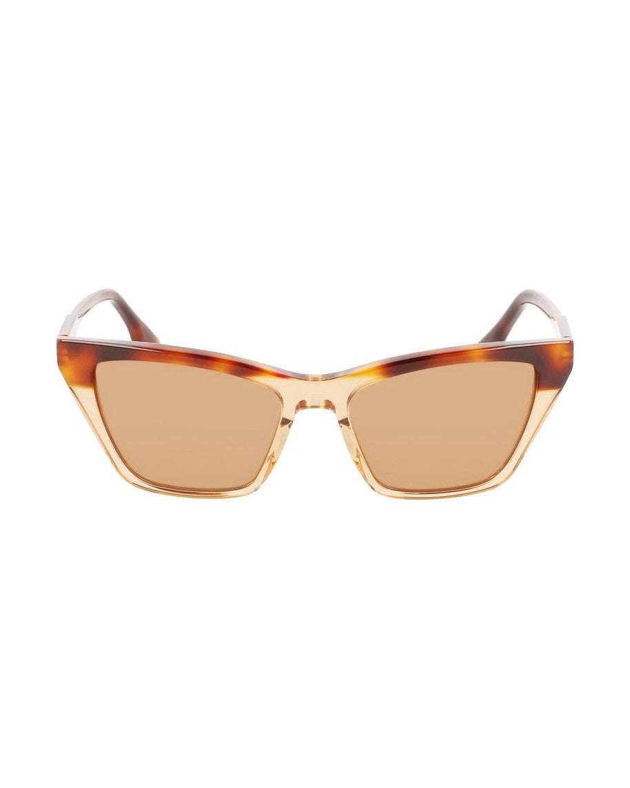 Victoria Beckham Brown Acetate Sunglasses Sunglasses