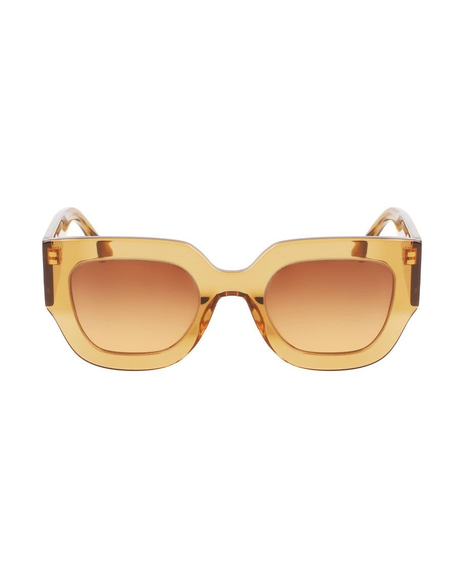 Victoria Beckham Brown Acetate Sunglasses Glam Steals