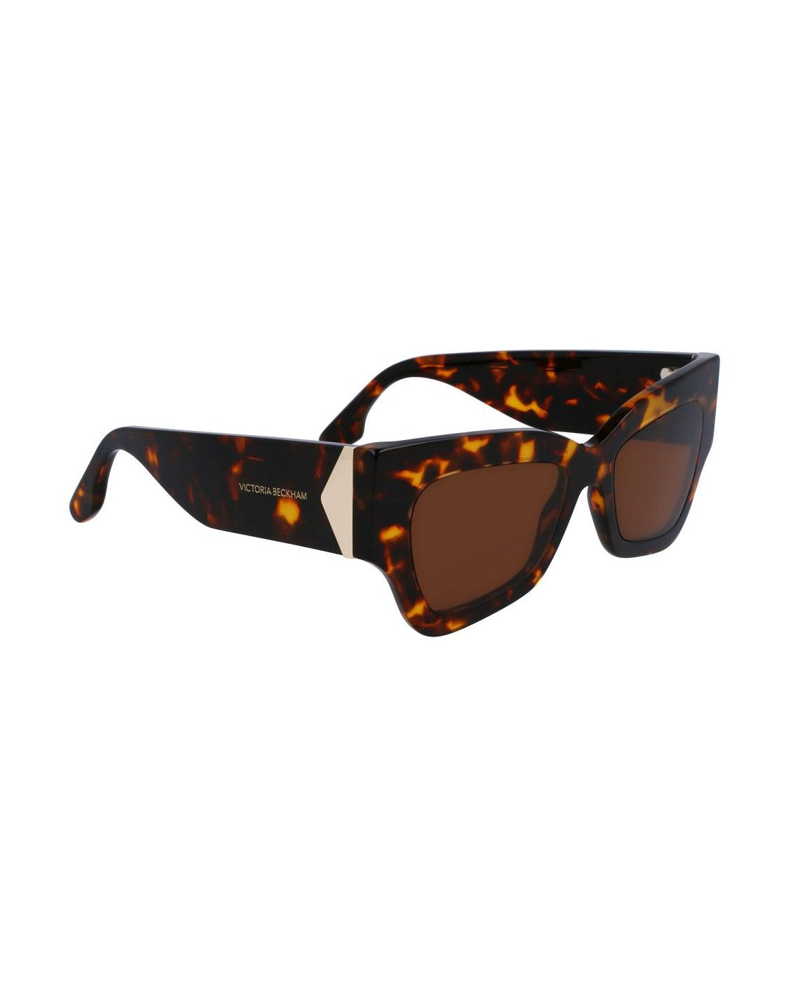 Victoria Beckham Brown Acetate Sunglasses Sunglasses