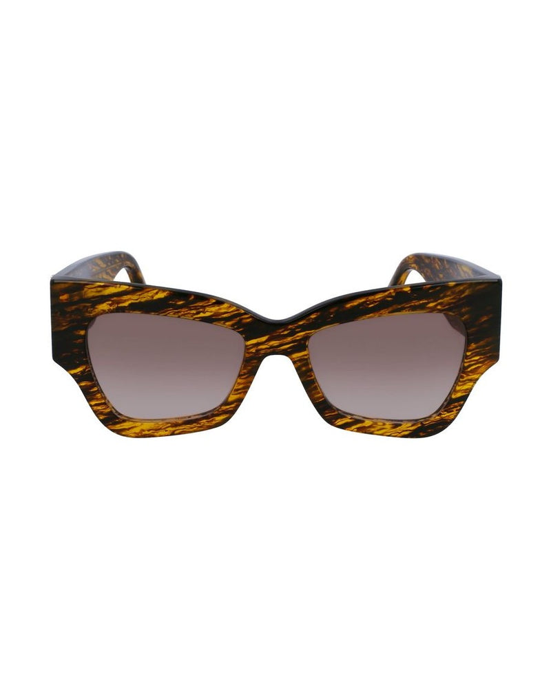 Victoria Beckham Brown Acetate Sunglasses Sunglasses