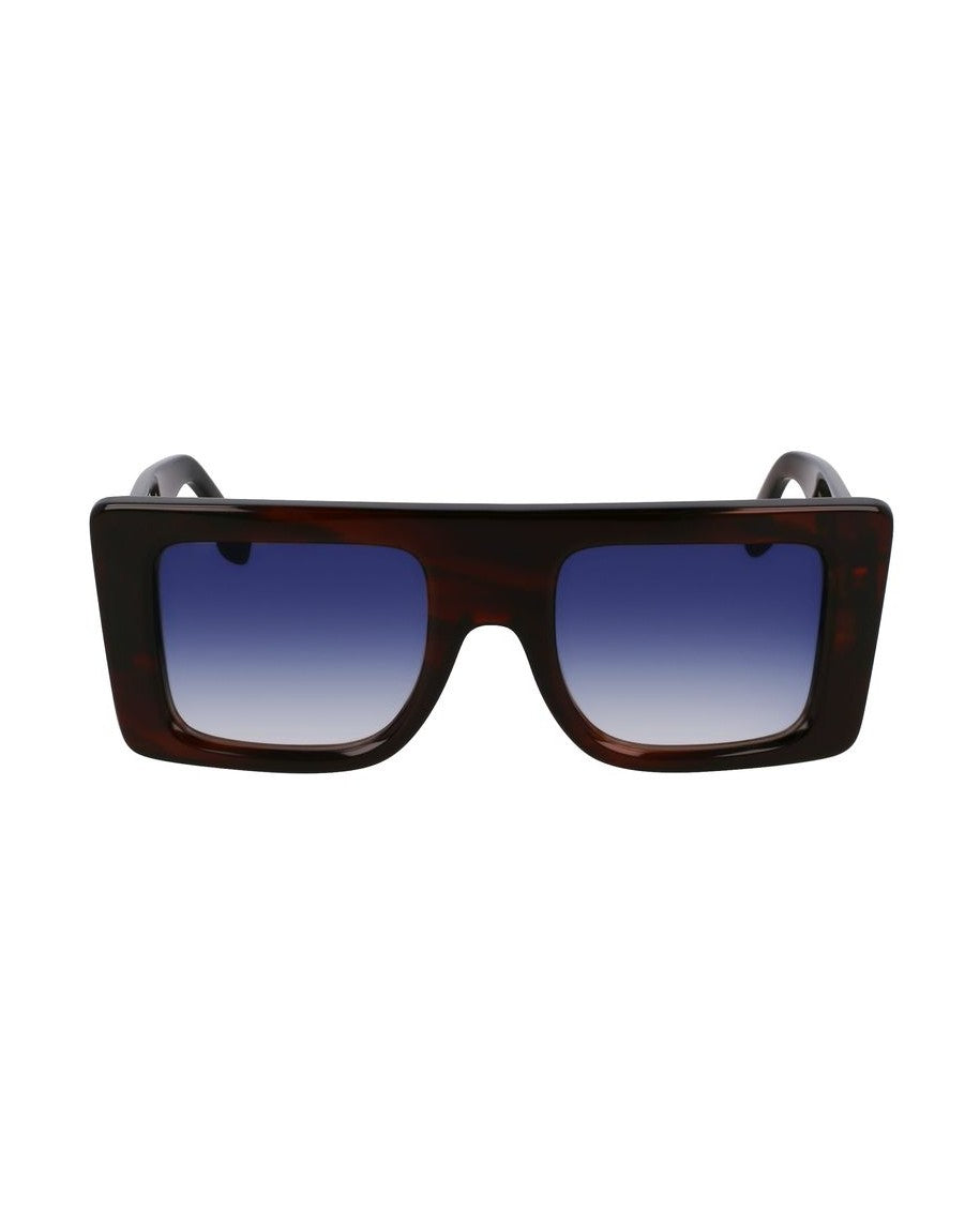 Victoria Beckham Brown Acetate Sunglasses Sunglasses