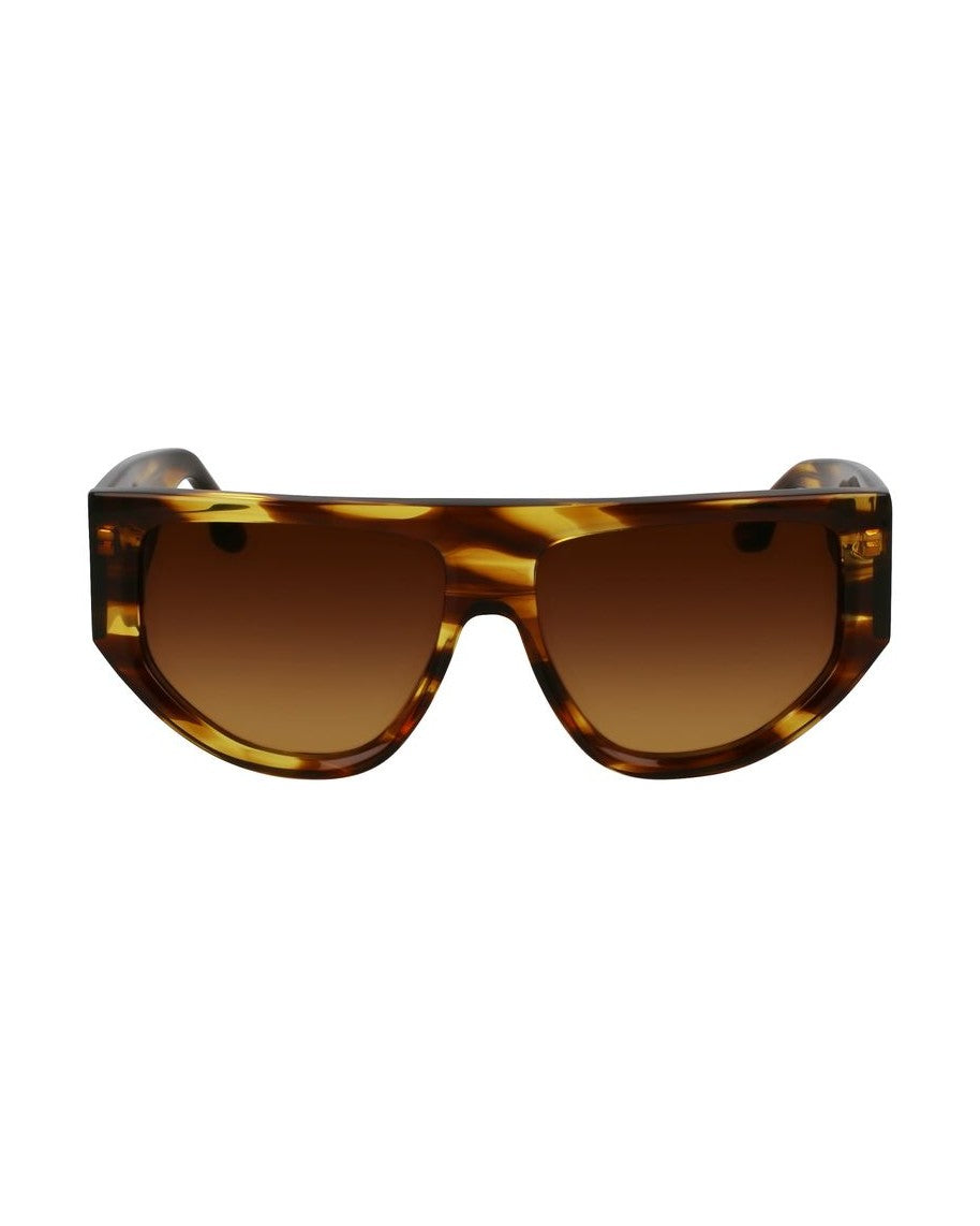 Victoria Beckham Brown Acetate Sunglasses Glam Steals