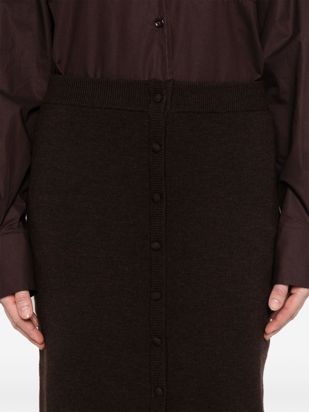 Victoria Beckham Brown Skirt Glam Steals