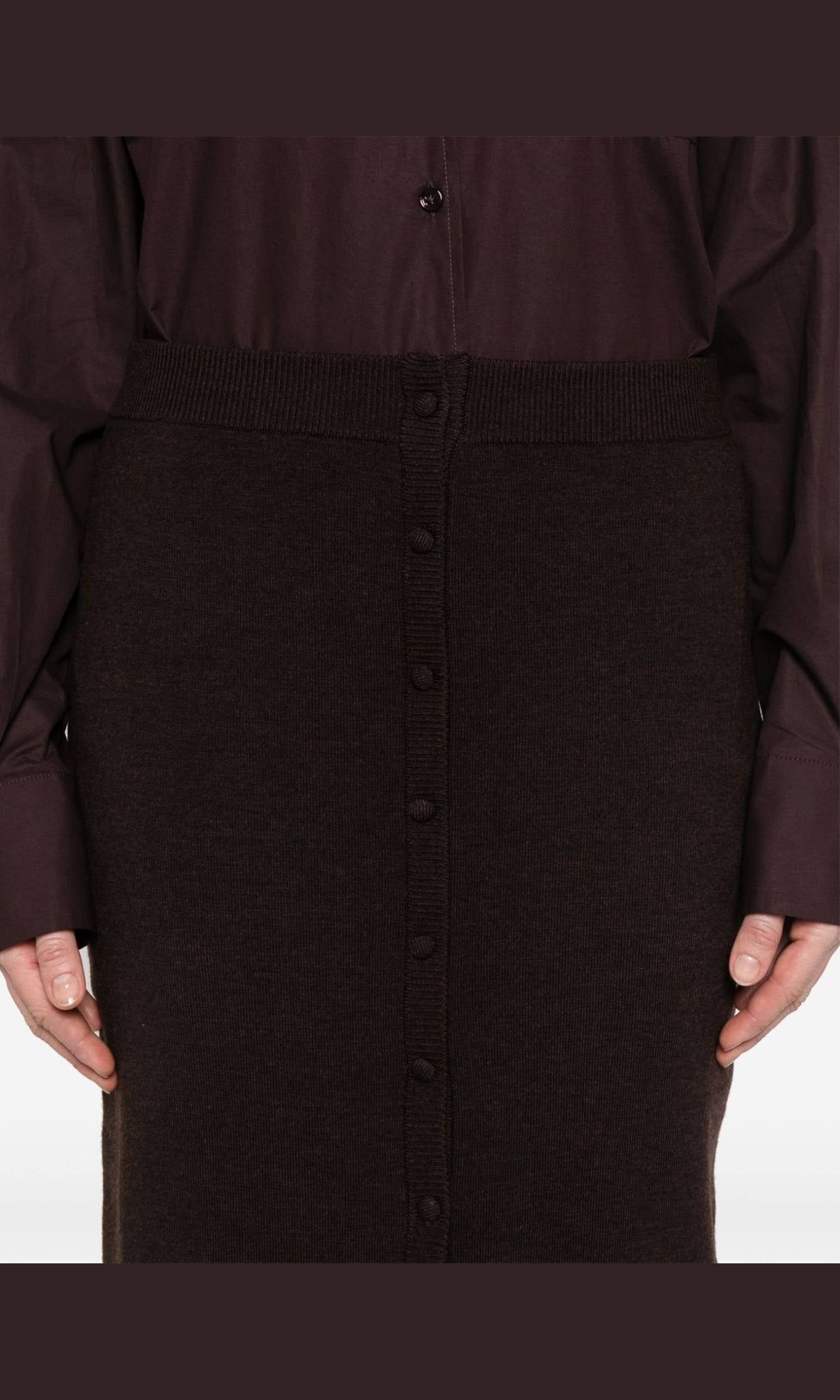 Victoria Beckham Brown Skirt Glam Steals