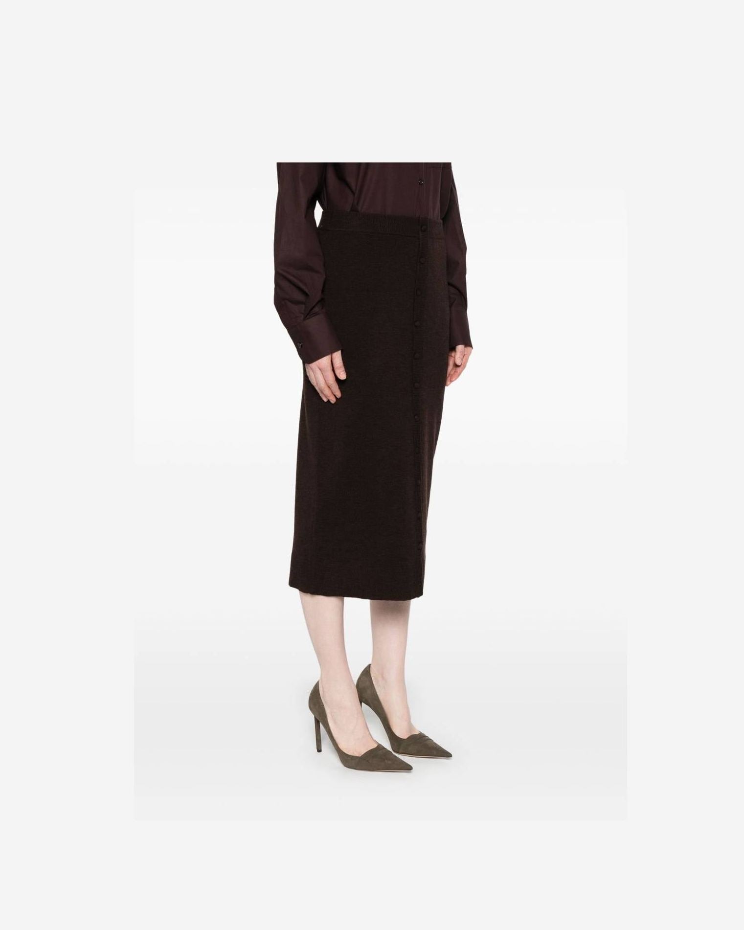 Victoria Beckham Brown Skirt Glam Steals