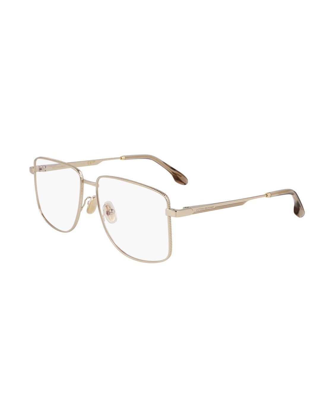 Victoria Beckham Gold Metal Frame Eyeglasses