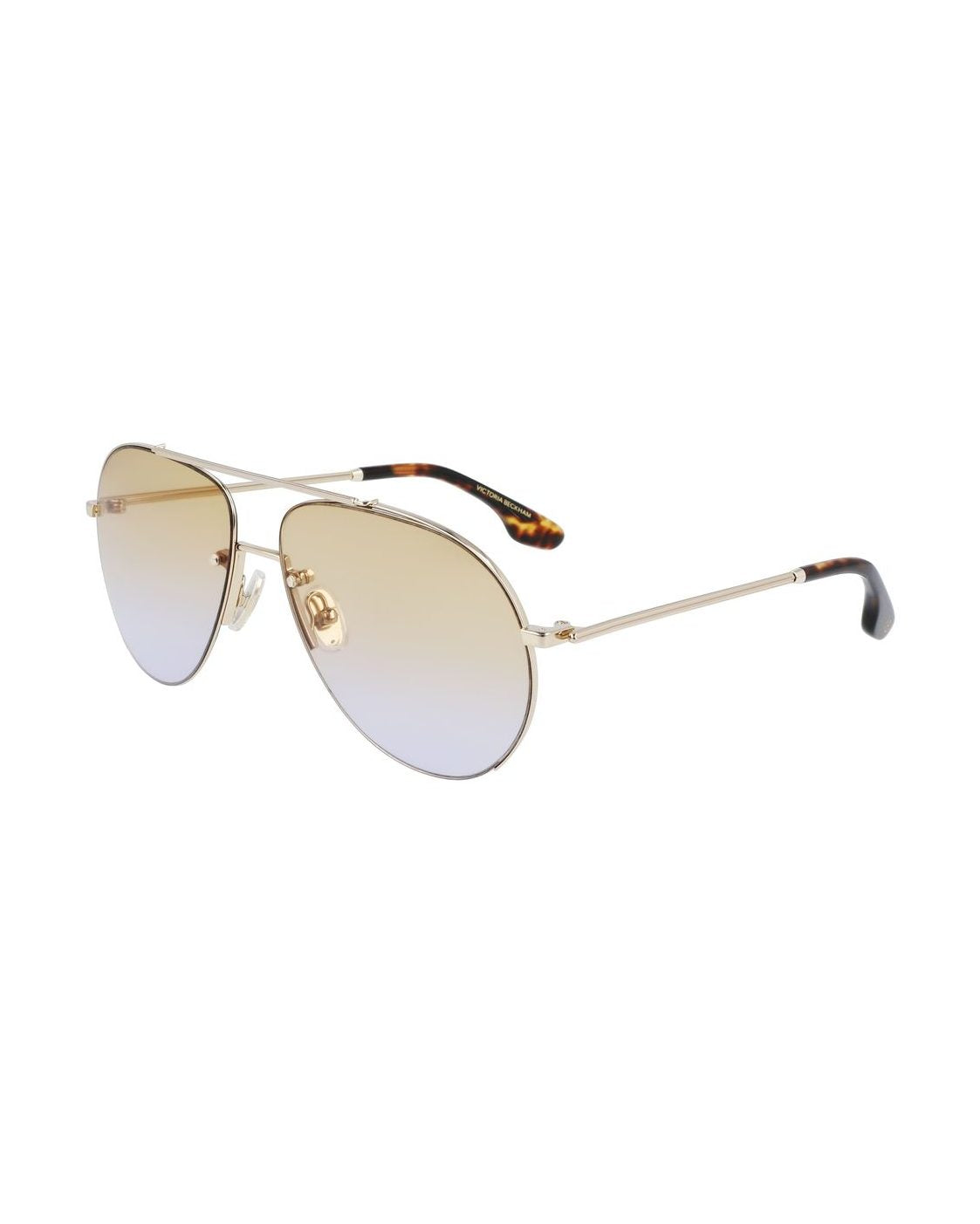 Victoria Beckham Gold Metal Sunglasses Sunglasses