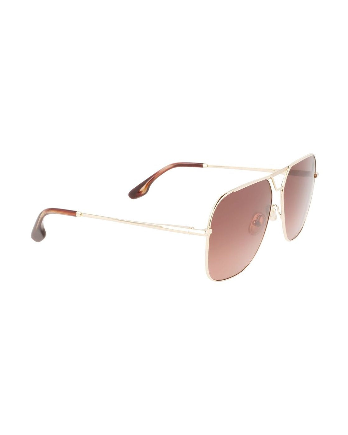 Victoria Beckham Gold Metal Sunglasses Sunglasses