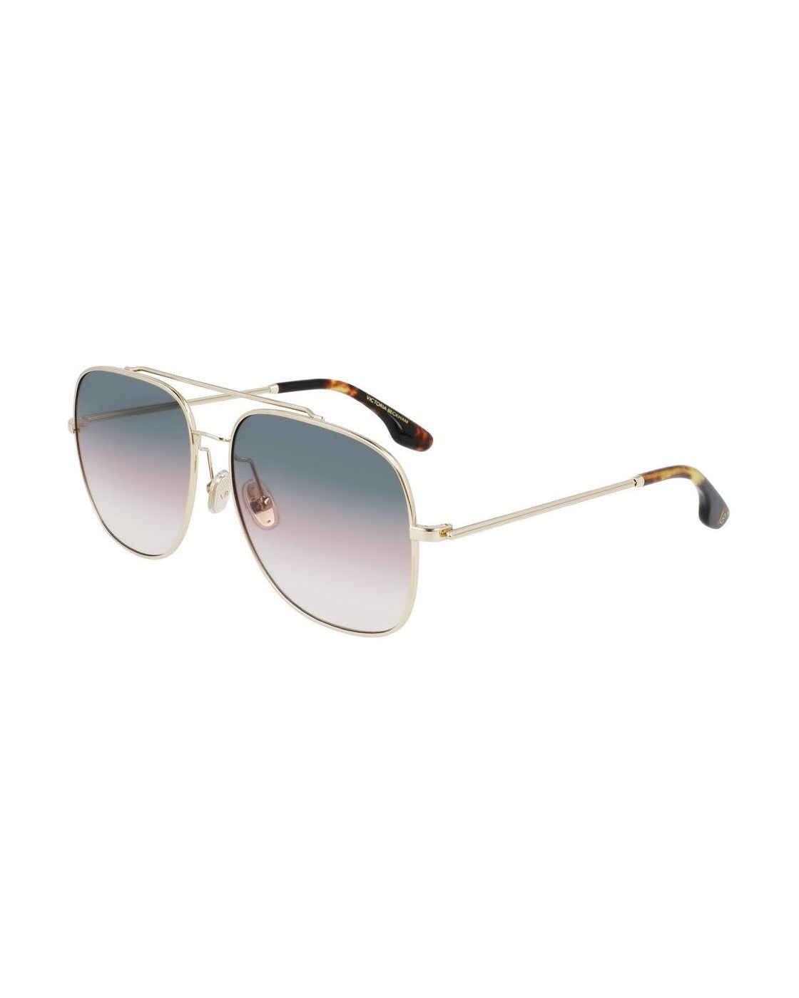 Victoria Beckham Gold Metal Sunglasses Sunglasses