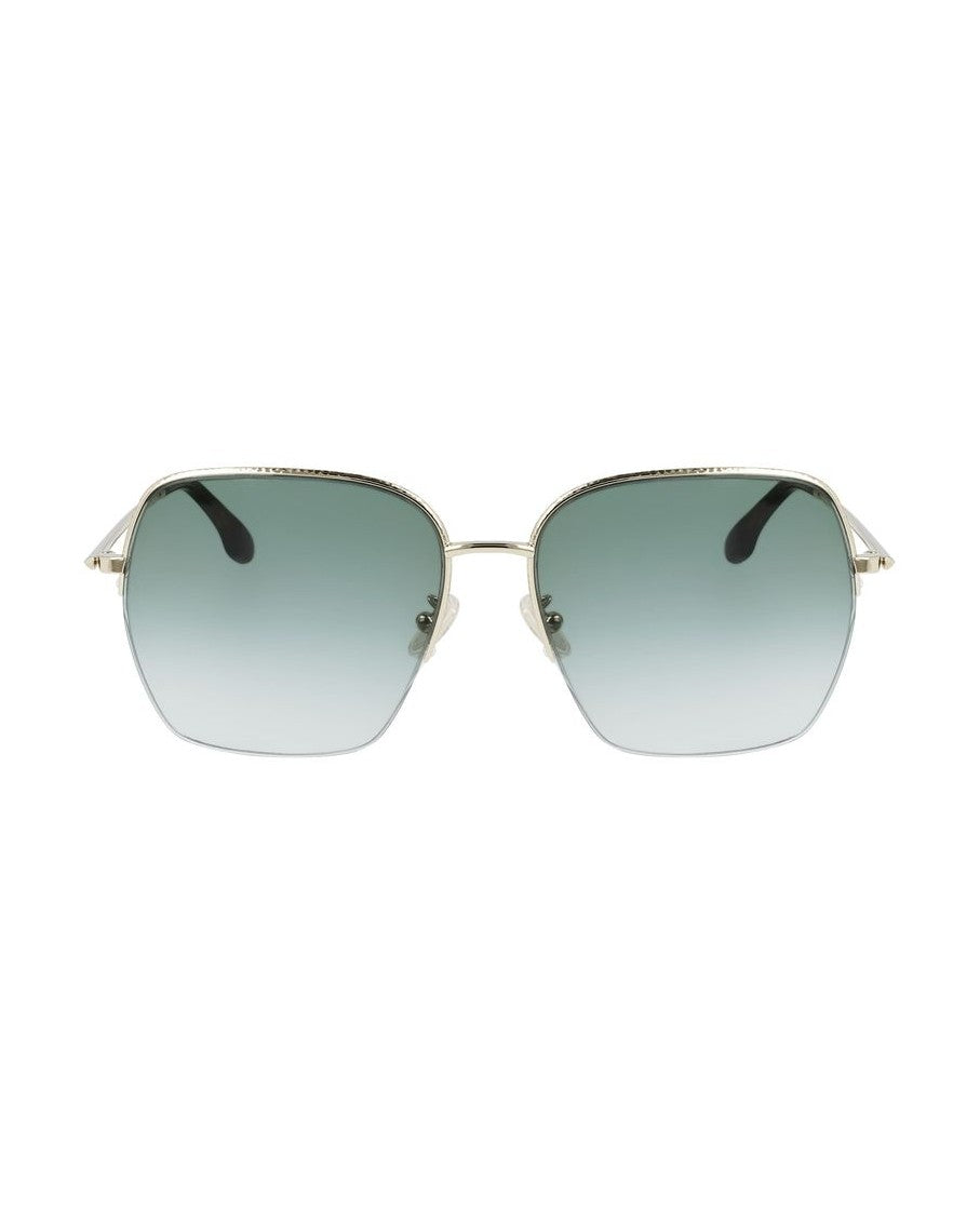 Victoria Beckham Gold Metal Sunglasses Sunglasses