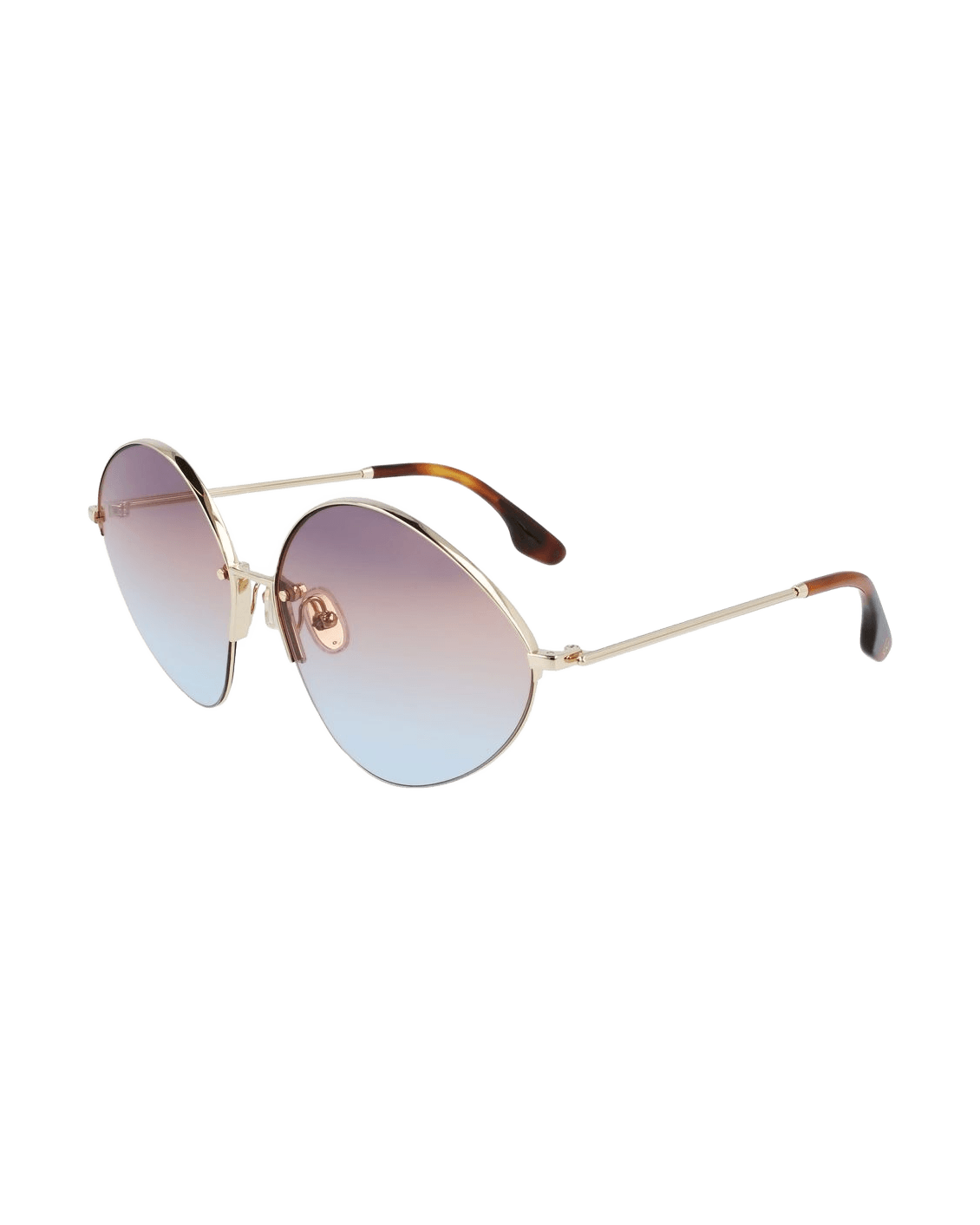 Victoria Beckham Gold Metal Sunglasses Sunglasses