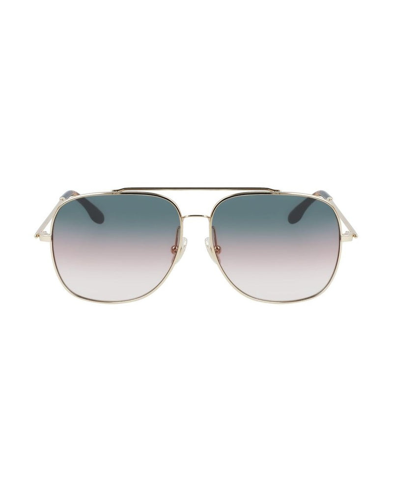 Victoria Beckham Gold Metal Sunglasses Sunglasses