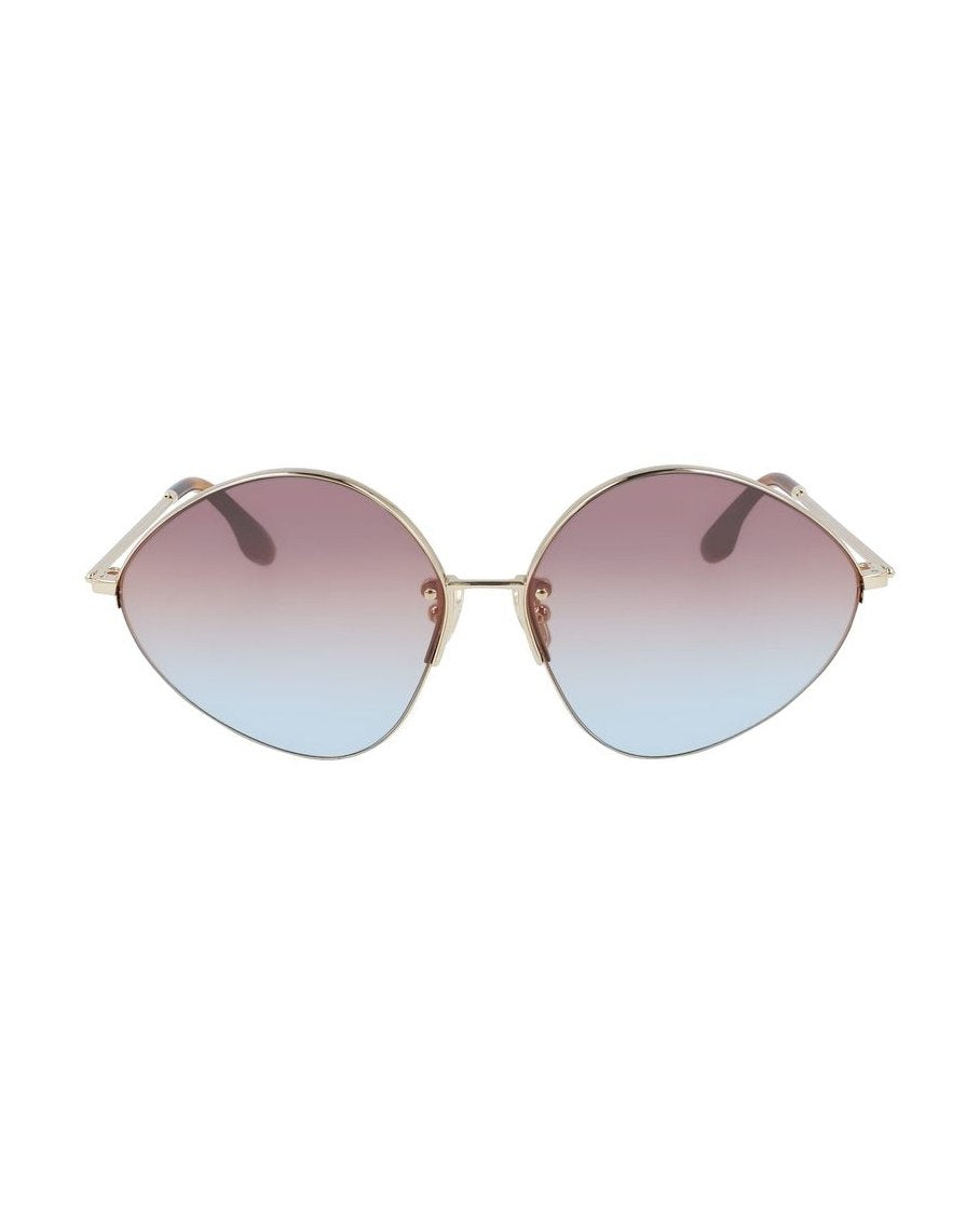 Victoria Beckham Gold Metal Sunglasses Sunglasses