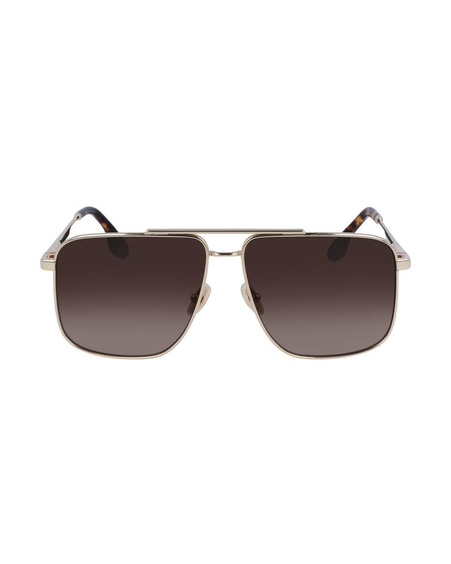 Victoria Beckham Gold Metal Sunglasses Sunglasses