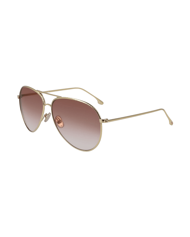 Victoria Beckham Gold Metal Sunglasses Glam Steals