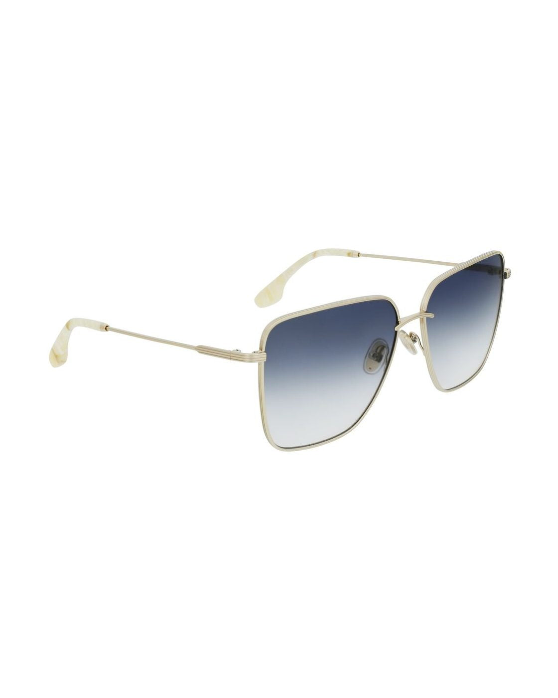 Victoria Beckham Gold Metal Sunglasses Sunglasses