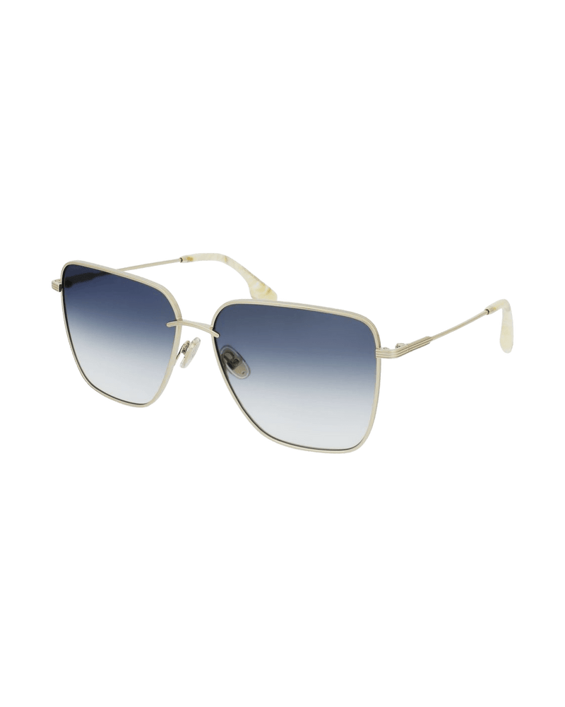 Victoria Beckham Gold Metal Sunglasses Sunglasses