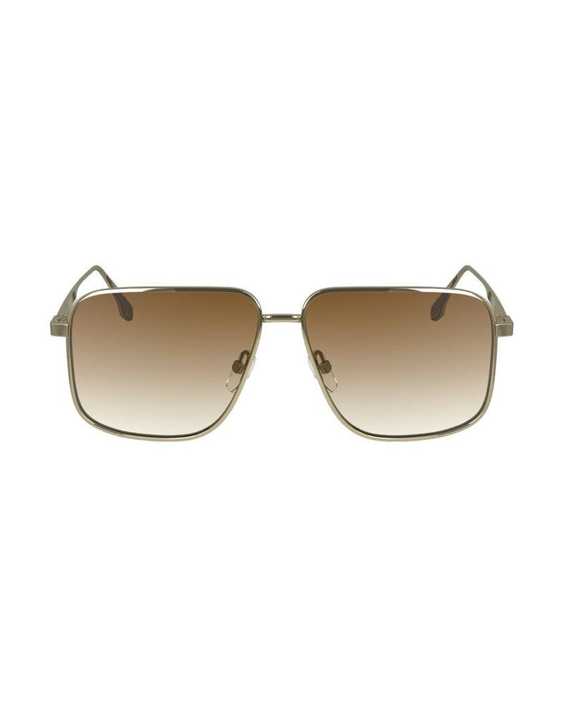 Victoria Beckham Gold Metal Sunglasses 