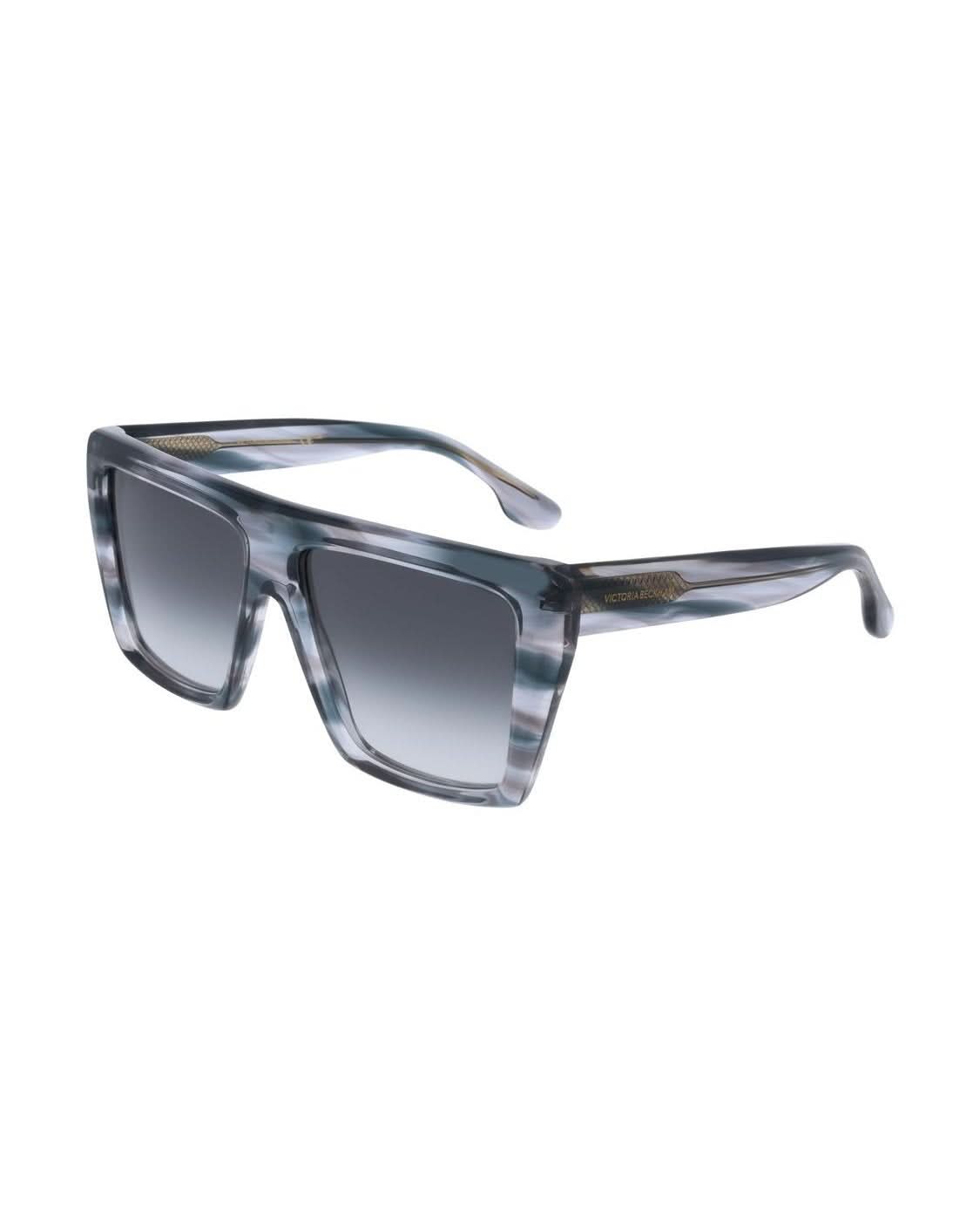 Victoria Beckham Gray Acetate Sunglasses Sunglasses