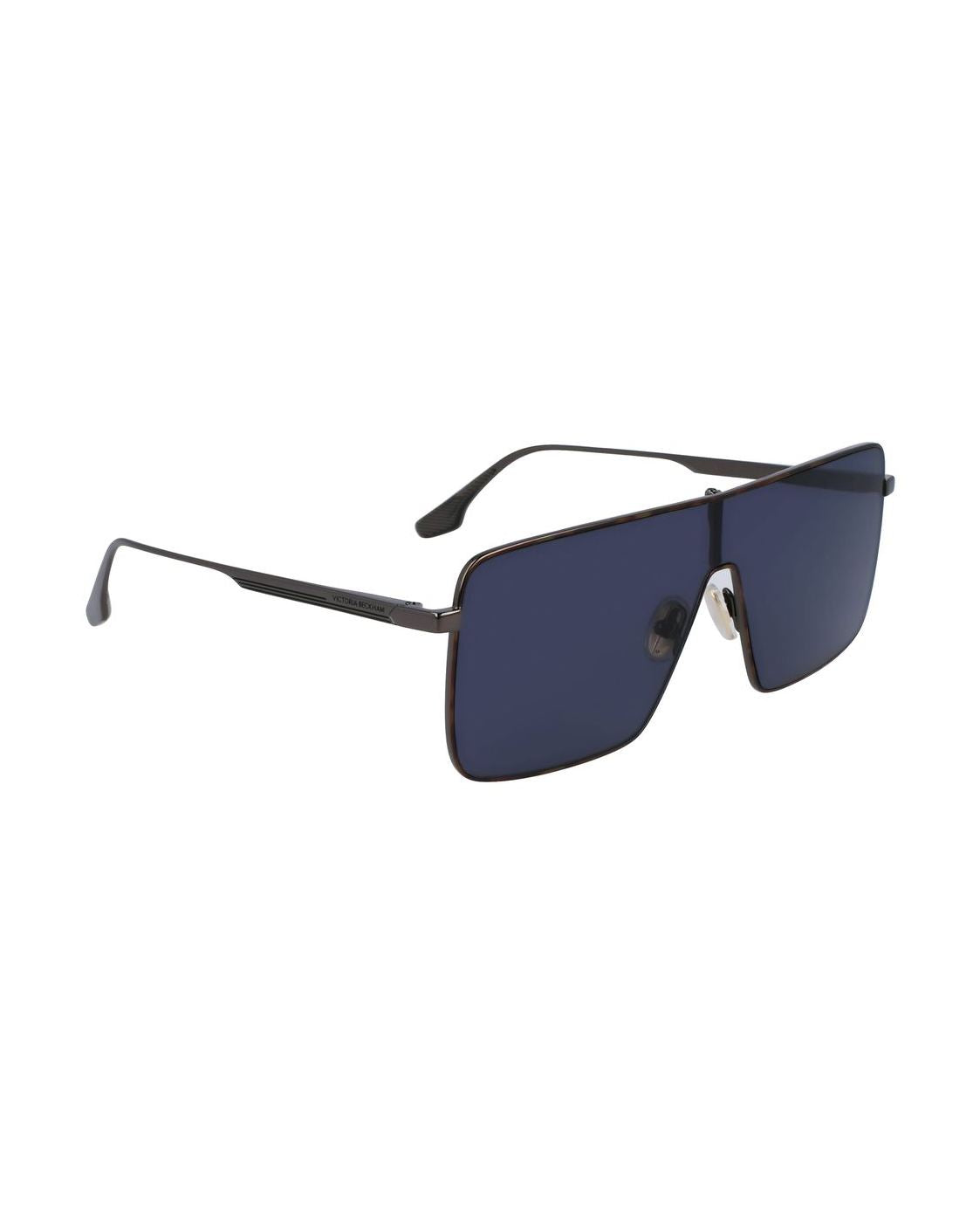 Victoria Beckham Gray Metal Sunglasses Sunglasses