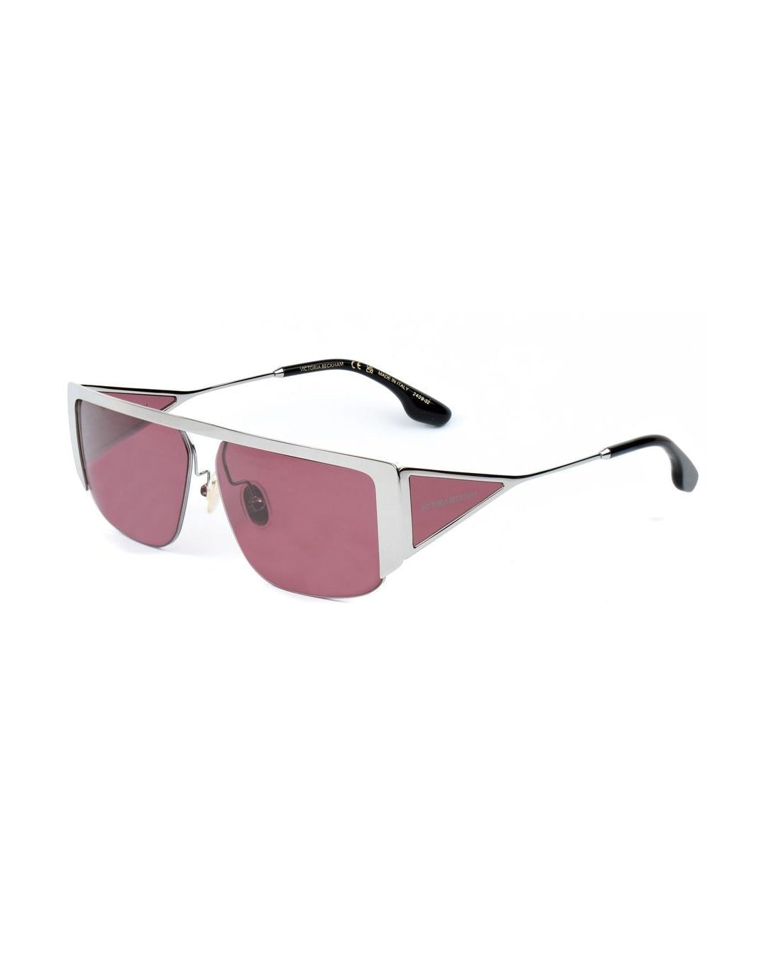 Victoria Beckham Gray Metal Sunglasses Sunglasses