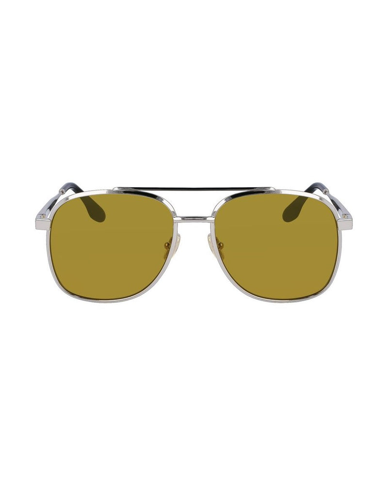 Victoria Beckham Gray Metal Sunglasses Glam Steals