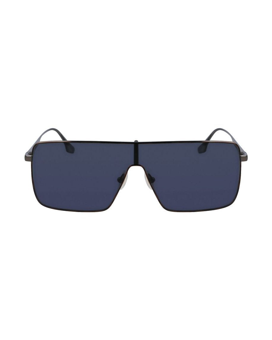 Victoria Beckham Gray Metal Sunglasses Sunglasses