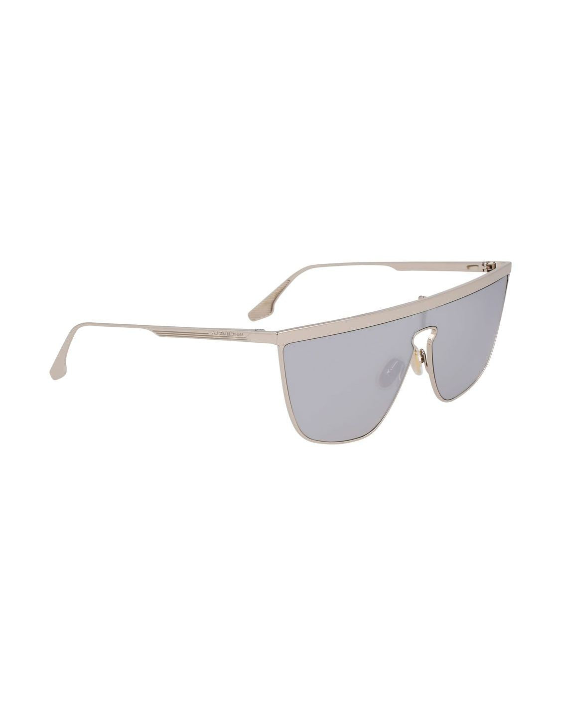 Victoria Beckham Gray Metal Sunglasses Sunglasses