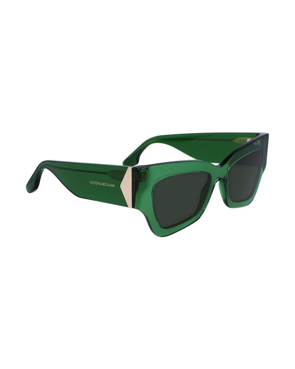 Victoria Beckham Green Acetate Sunglasses Glam Steals