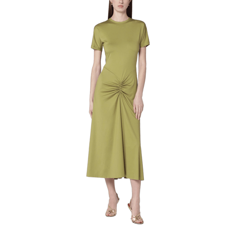 Victoria Beckham Green Blaire Dress Glam Steals
