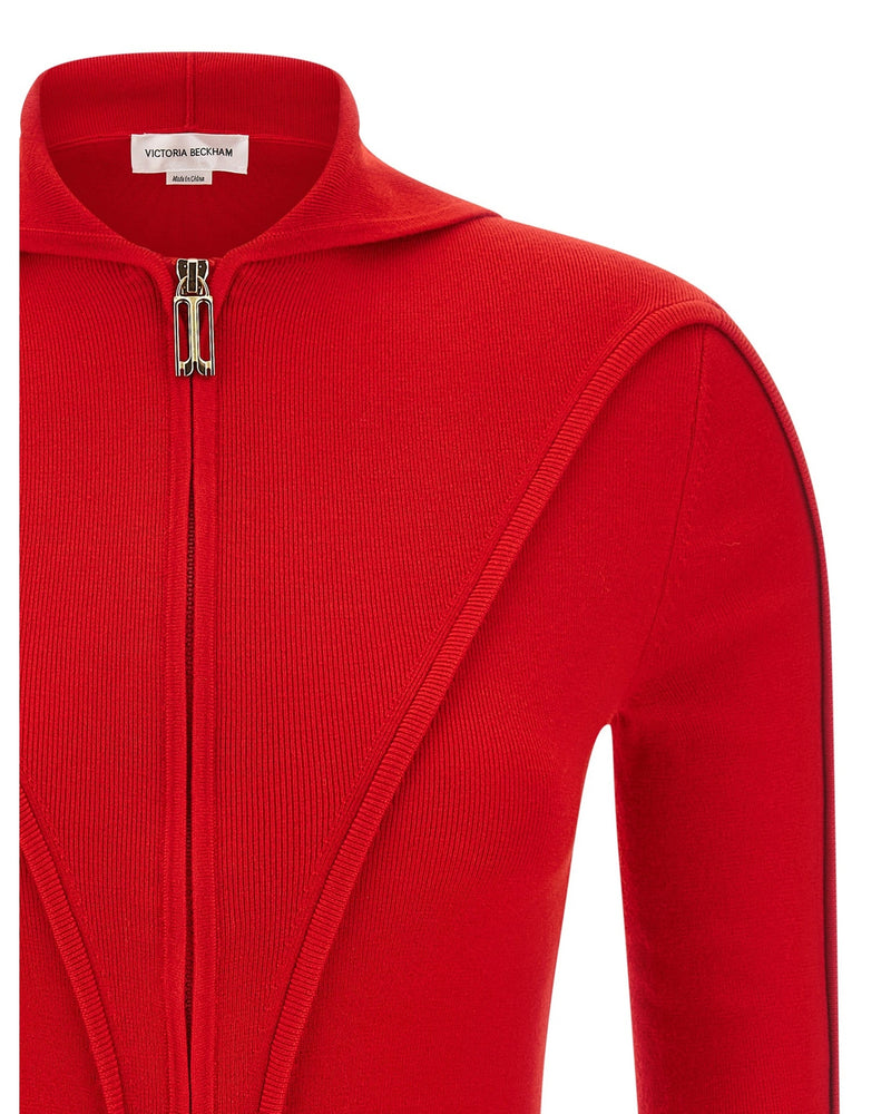 Victoria Beckham Hooded Cardigan Glam Steals