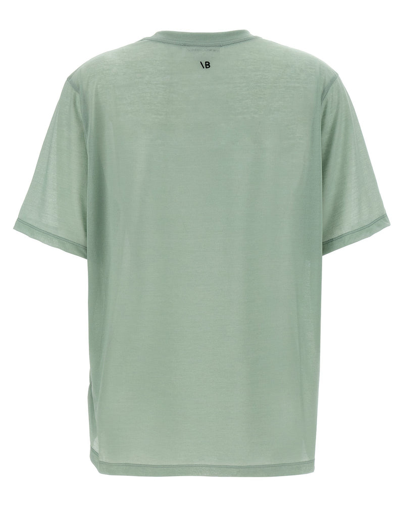 Victoria Beckham Logo Embroidery T-shirt Glam Steals