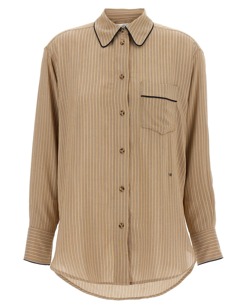 Victoria Beckham Piping Detail Pyjama Shirt Glam Steals