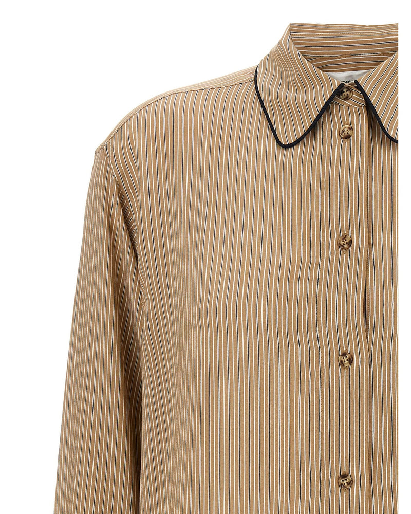 Victoria Beckham Piping Detail Pyjama Shirt Glam Steals