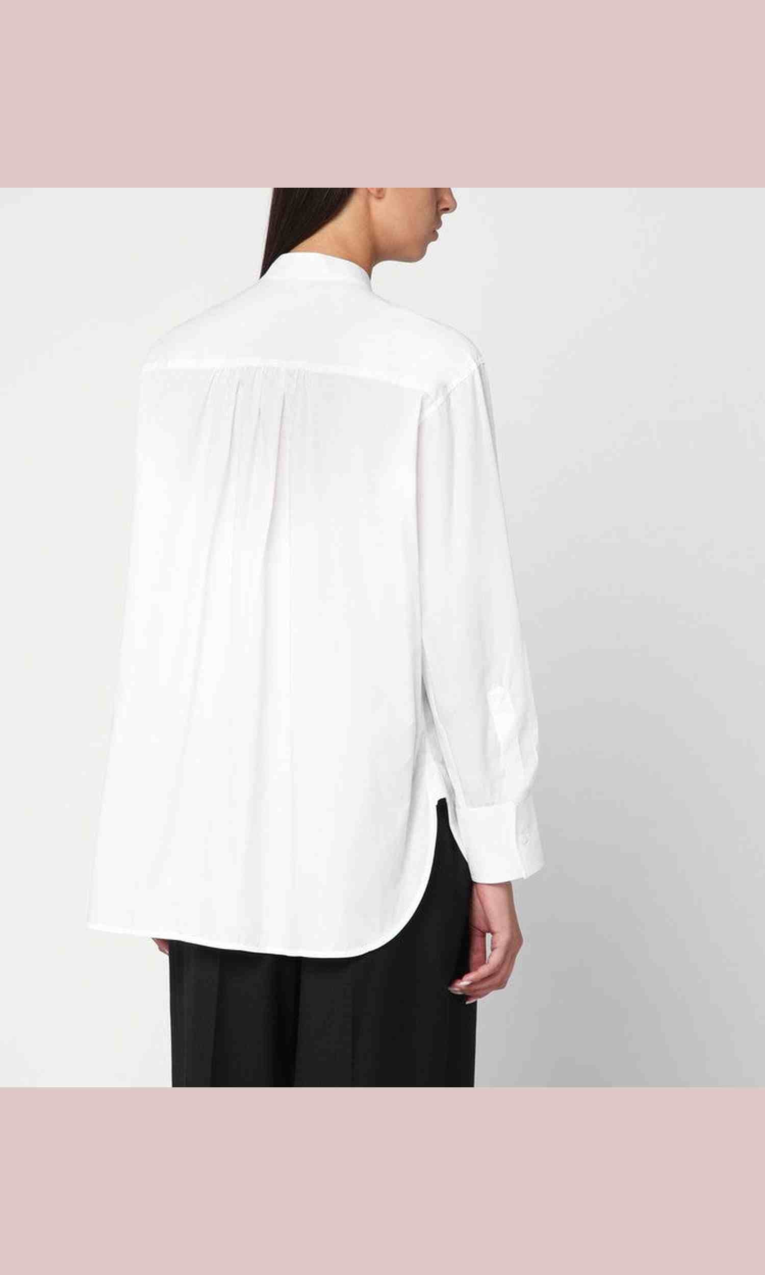 Victoria Beckham White Cotton Shirt in Organic Glam Steals