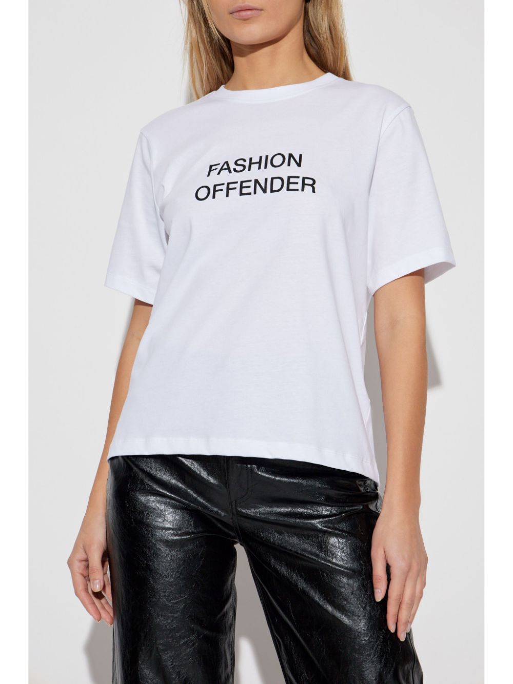 Victoria Beckham White T-shirt Glam Steals