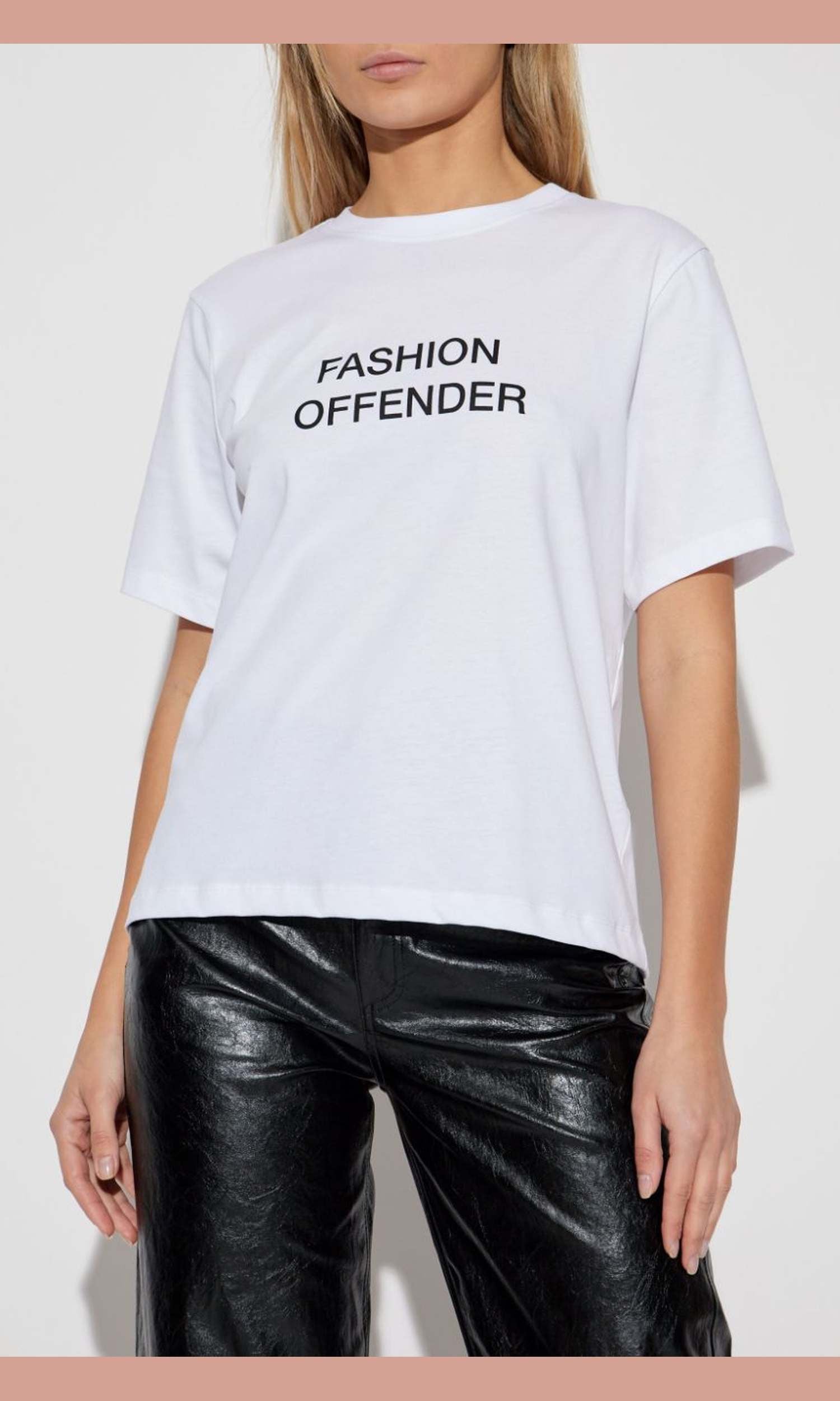 Victoria Beckham White T-shirt Glam Steals