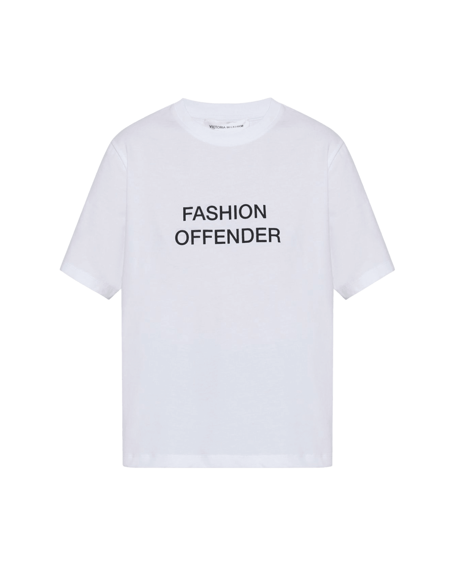 Victoria Beckham White T-Shirt Glam Steals