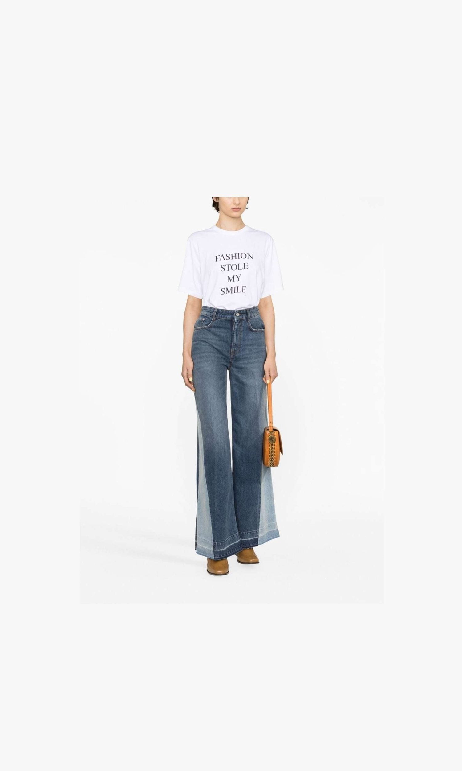 Victoria Beckham White T-shirt Glam Steals