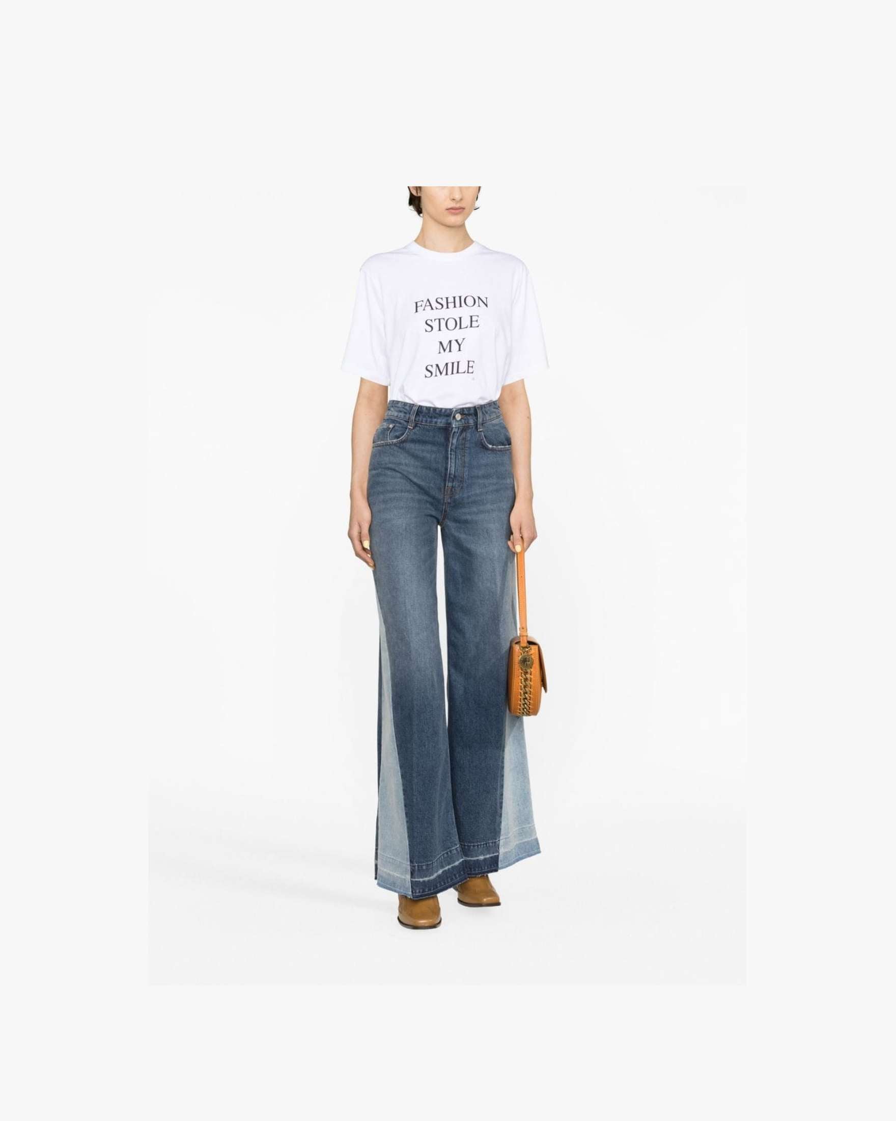 Victoria Beckham White T-shirt Glam Steals