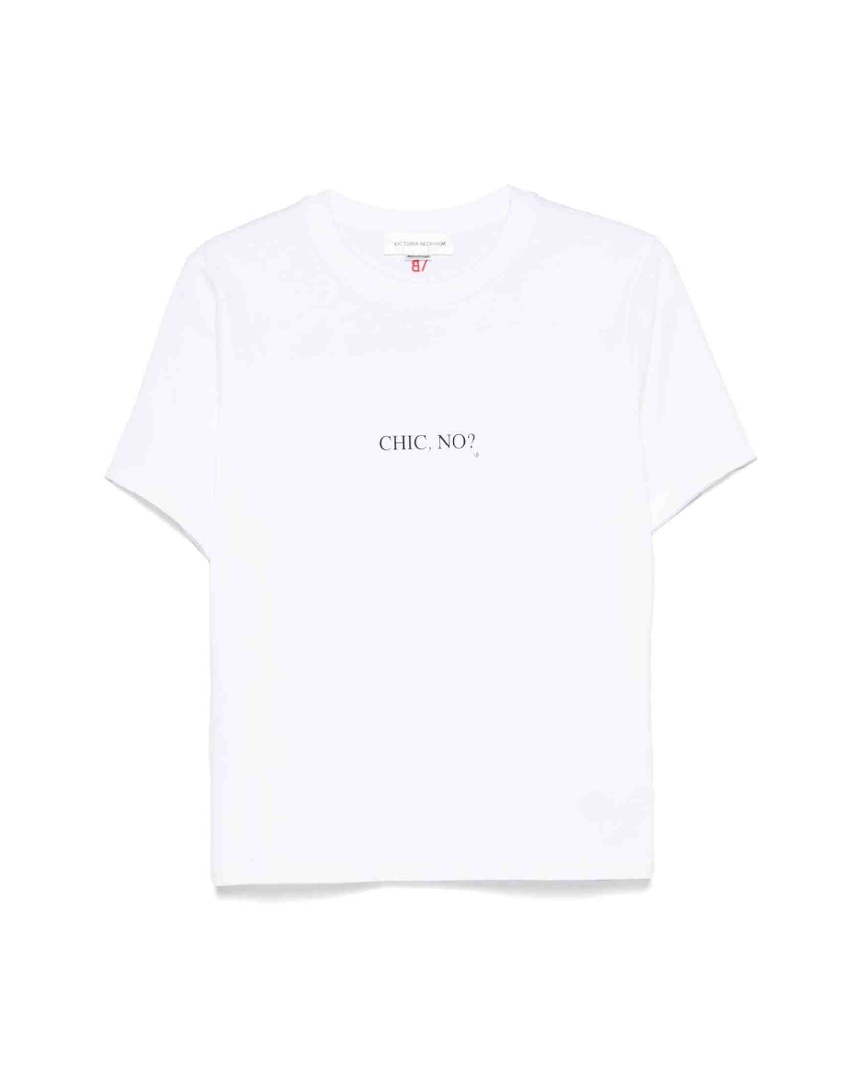 Victoria Beckham White T-shirt and Polo Glam Steals