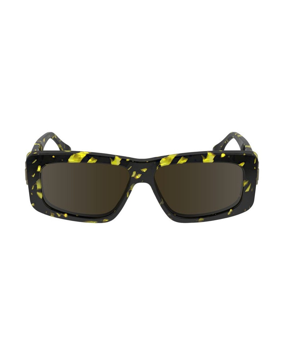 Victoria Beckham Yellow Acetate Sunglasses Glam Steals