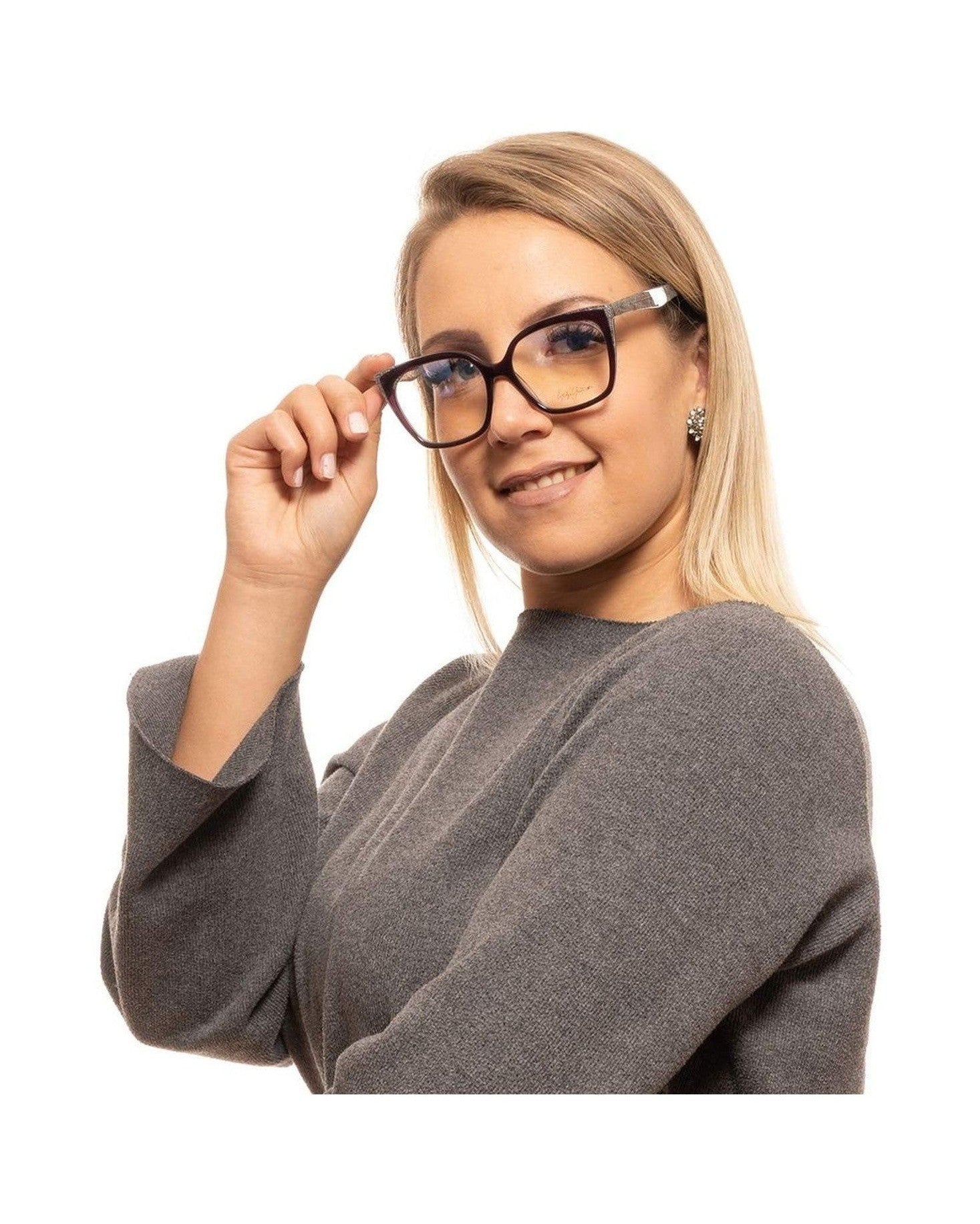Yohji Yamamoto Purple Women Optical Frame Eyeglasses