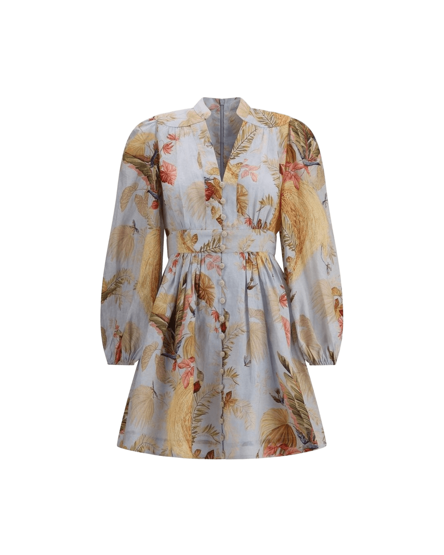 Zimmermann Ascension Plunge Mini Dress