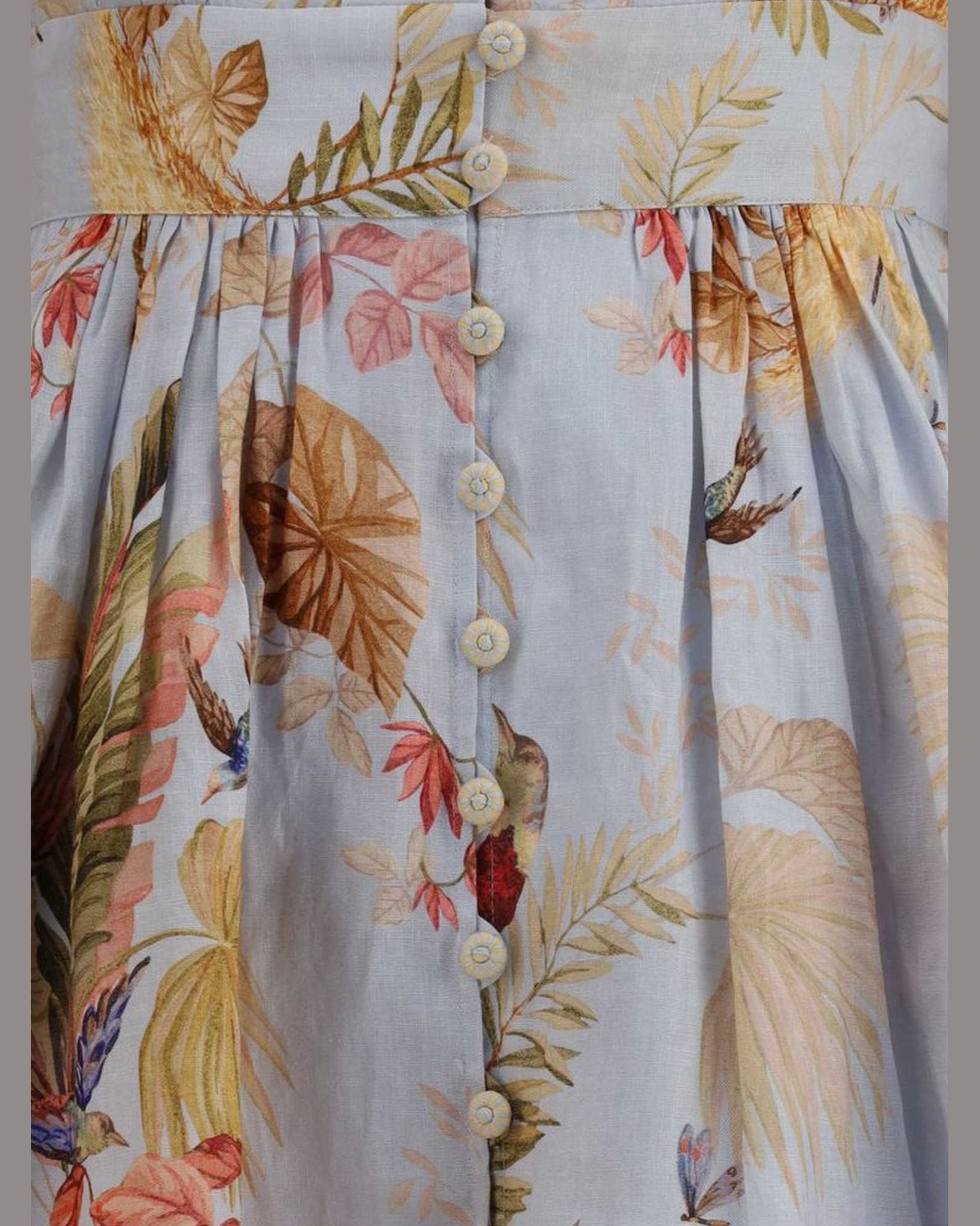Zimmermann Ascension Plunge Mini Dress Glam Steals
