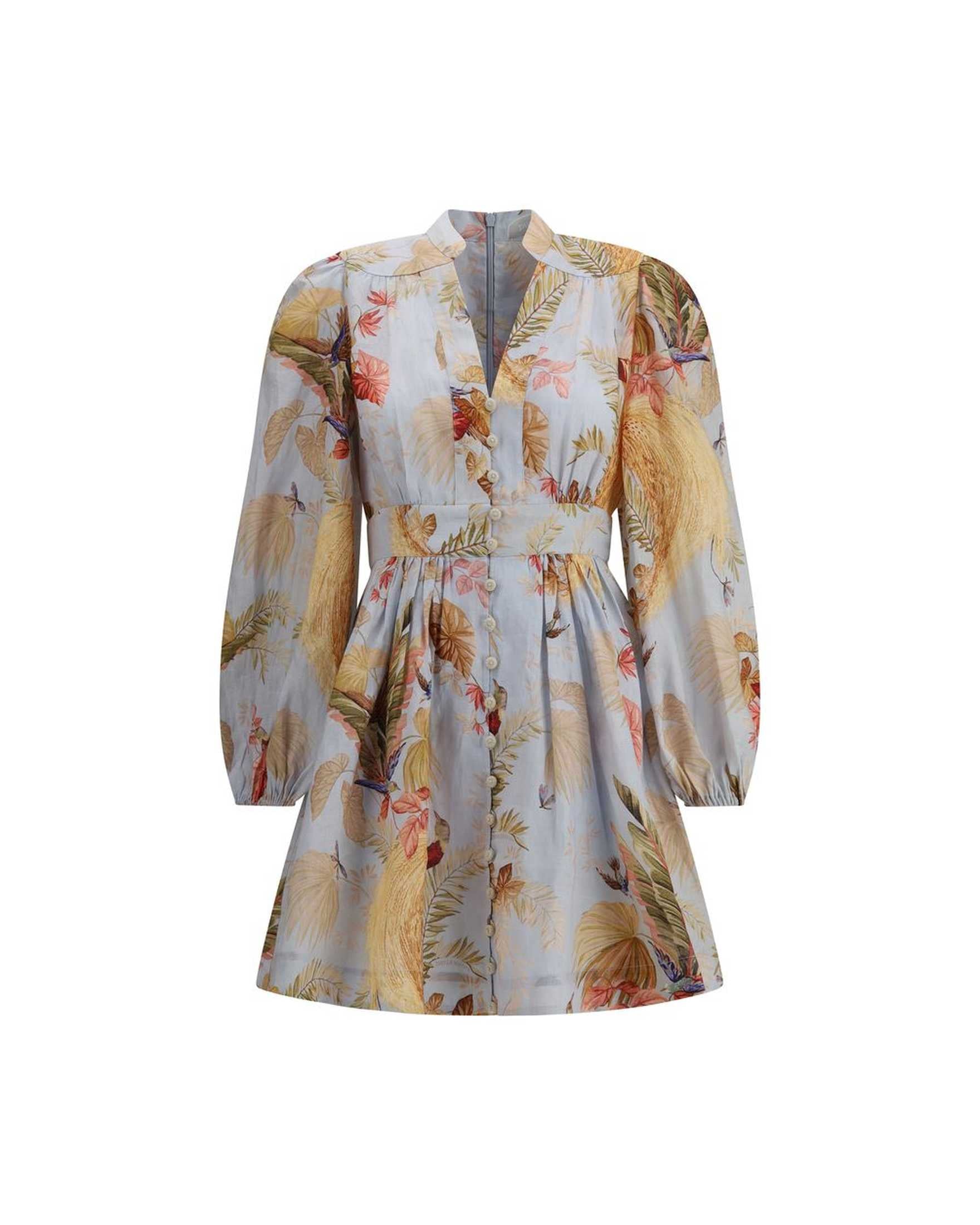 Zimmermann Ascension Plunge Mini Dress Glam Steals