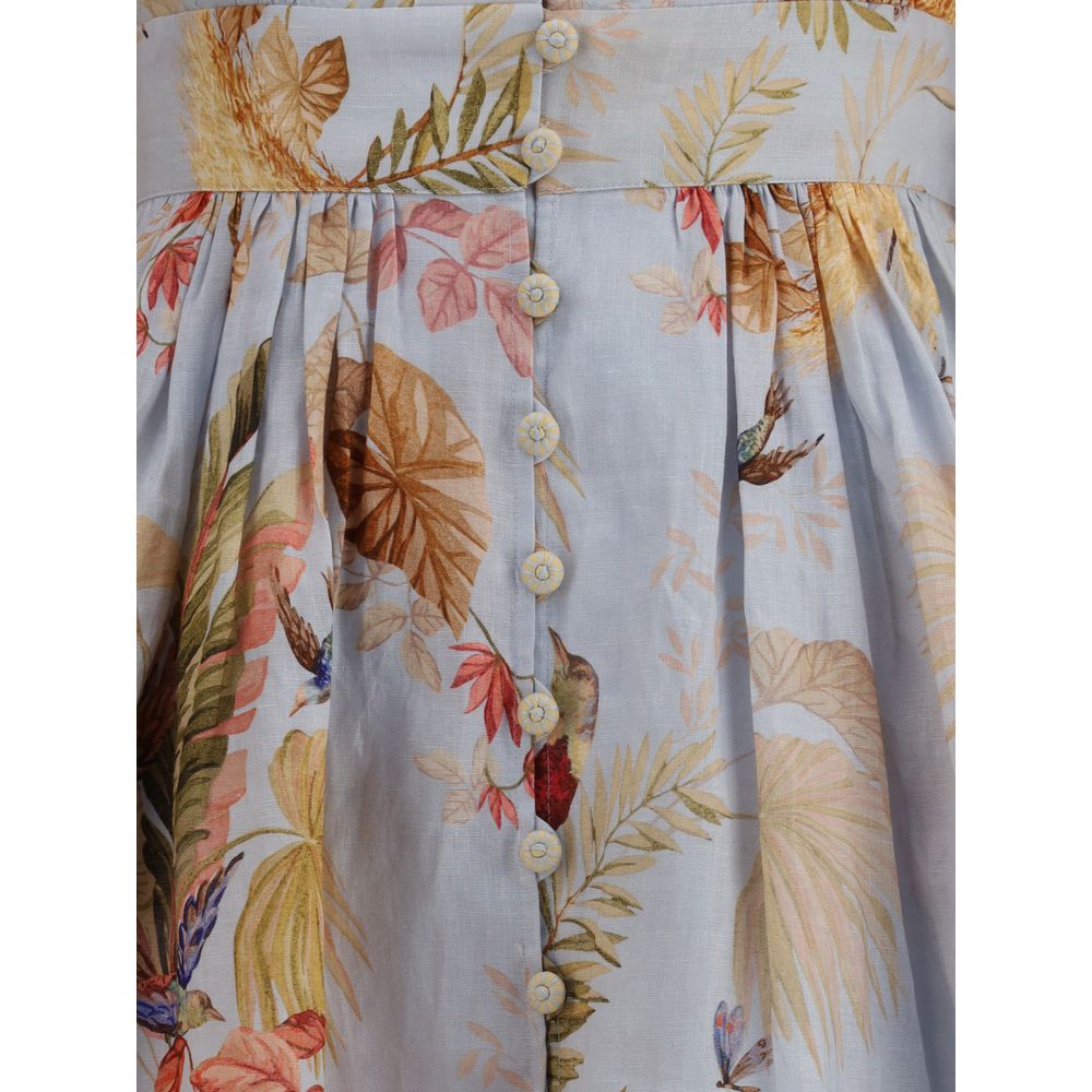 Zimmermann Ascension Plunge Mini Dress Glam Steals
